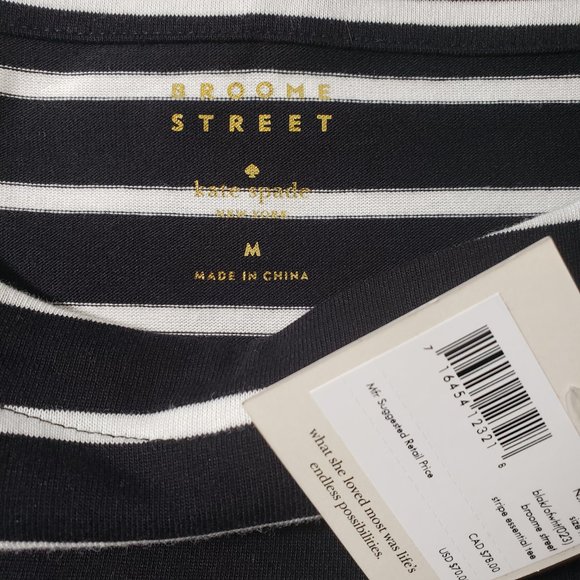 NEW - Set of 2 Kate Spade Broome Street Tops Sz M - Picture 6 of 8